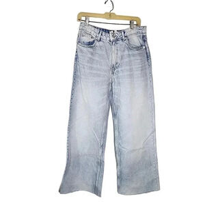 Zara The Boogie Pant Relaxed cropped jeans. Size 6
